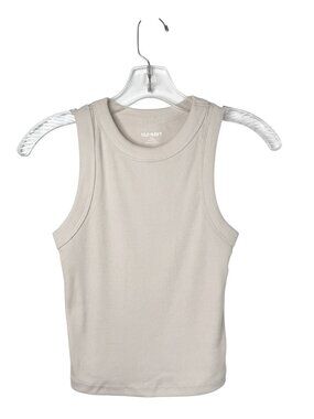 Old Navy Beige 'Snug' Ribbed Crop Tank Top XSP